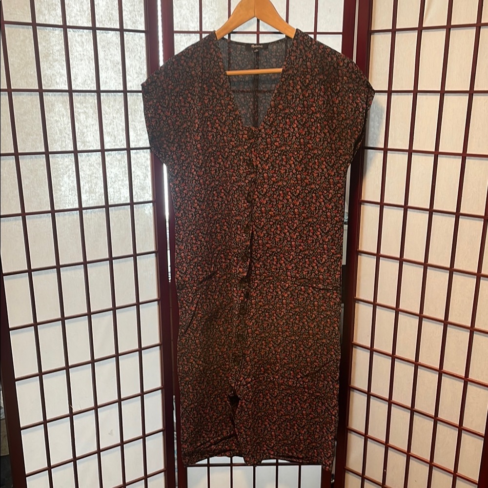 Madewell Floral Print Dress